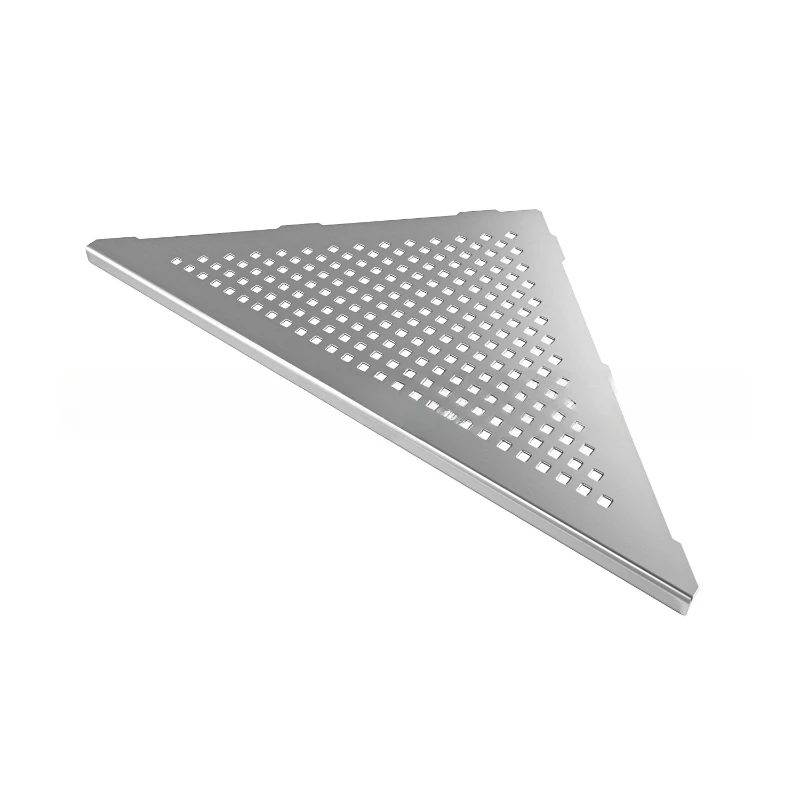 

2-piece 304 stainless steel rack, corner rack, bathroom corner storage, embedded installation, no need to punch holes