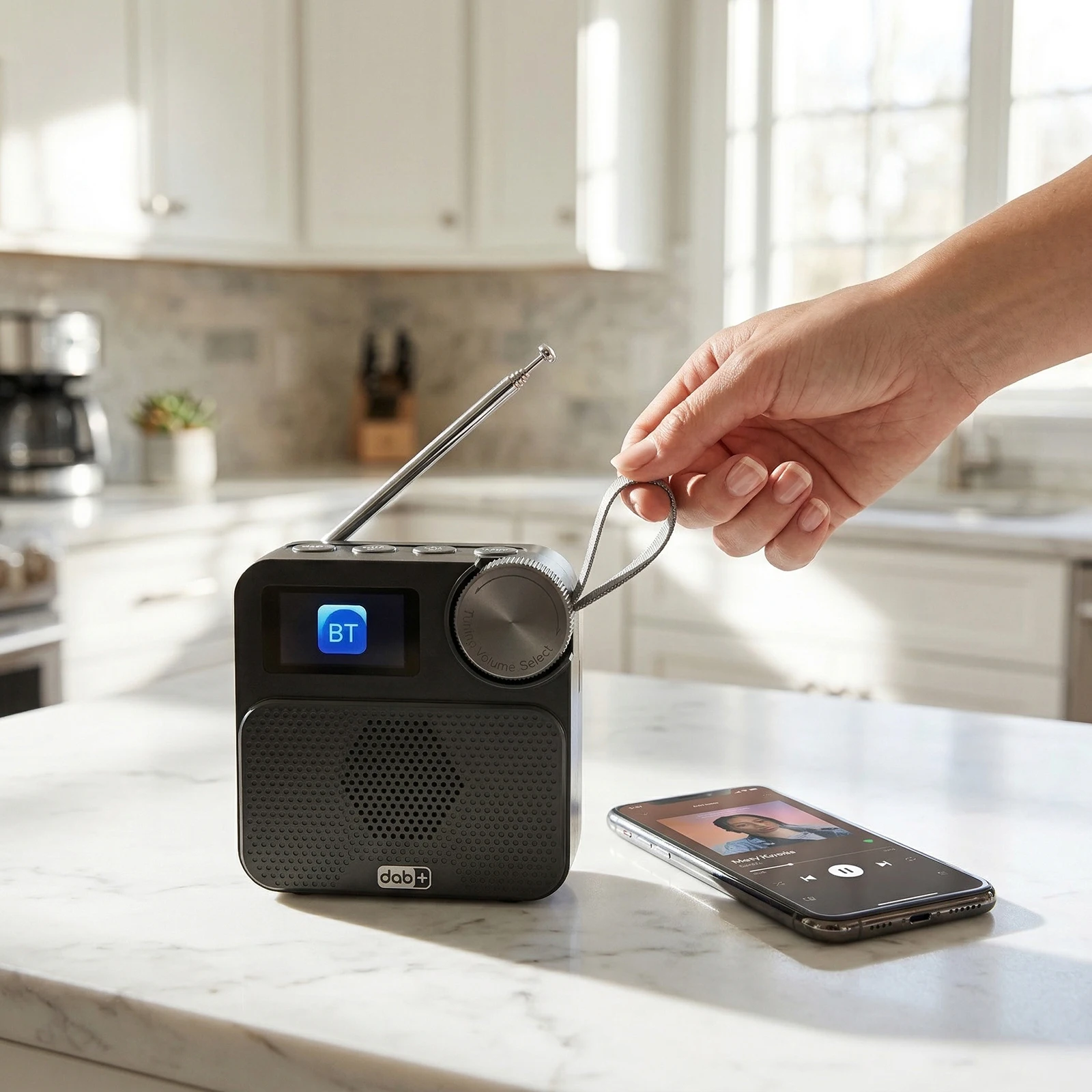 High-Quality Internet FM Radio with Bluetooth MP3 Function 87.5-240MHz Radio Tuner and Color LCD Screen for Home and Outdoors
