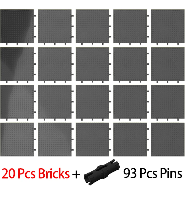Wholesale 16X16 Pixel Art Building Block Bottom Plate 65803 Brick Baseplate Part Compatible 98138 31212 21333 Pixel Small Particles Toy Gift