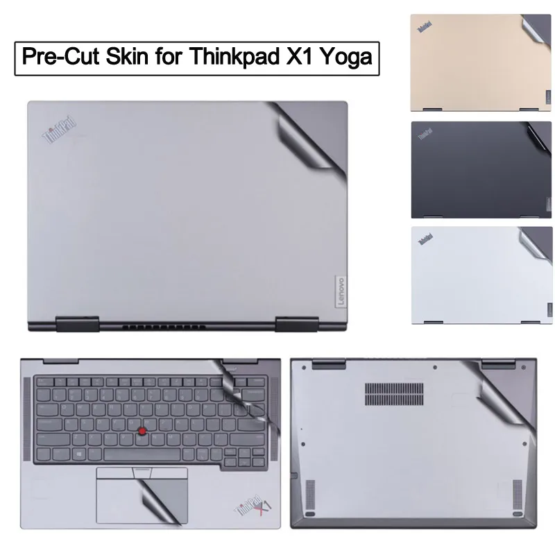 Wstępnie przycięta naklejka winylowa na laptopa z odciskami palców do Lenovo Thinkpad X1 Yoga Gen 9 8 7 6 5 4th 3rd