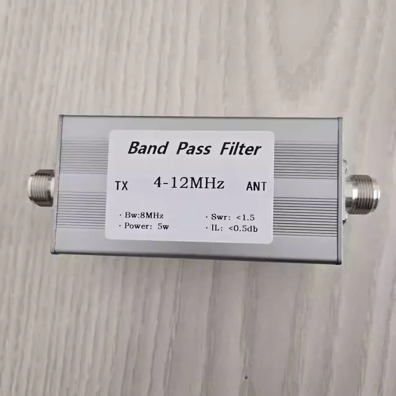 BPF-4-12M-5WN bandpass filter shortwave