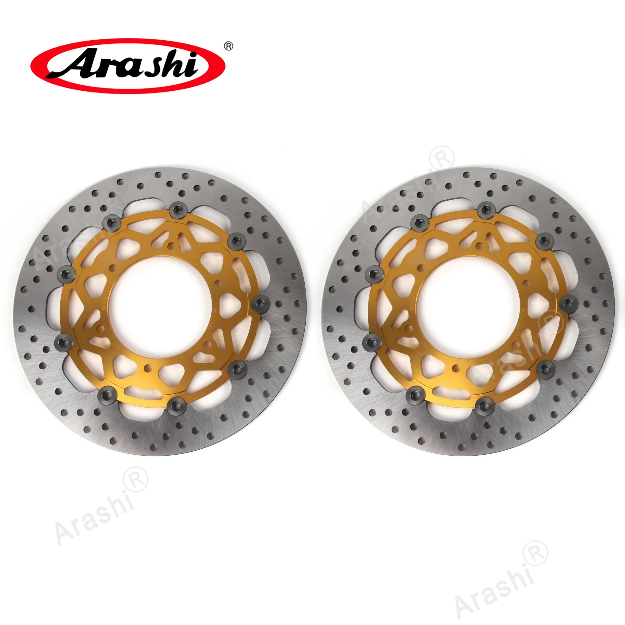 Arashi Front Brake Disc Rotor For SUZUKI GSX-S KATANA 1000 2019 2020 2021 2022 2023 2024 GSXS1000 CNC Full Floating Disk