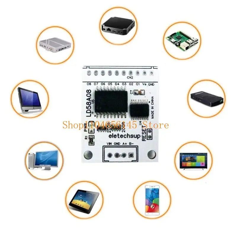 

5asd 8-портовый RS485 Modbus RTU DO/PWM выход Многофункциональный MOS-драйвер для многослойных сигнальных фонарей светодиодные