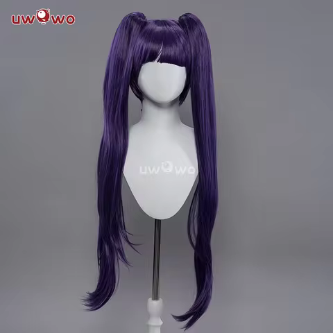 UWOWO Princesss Cosplay Wig Season 3 Musaa Long Purple Hair Halloween Cosplay Wig