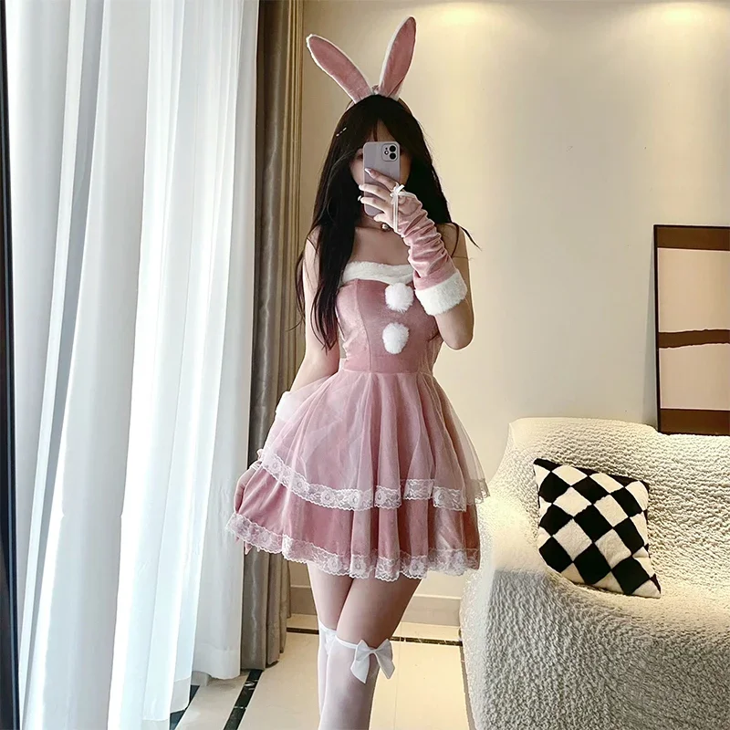 Cosplay Halloween Sexy Cape Queen Cape Christmas Dress Dress Red Cape Christmas Bunny