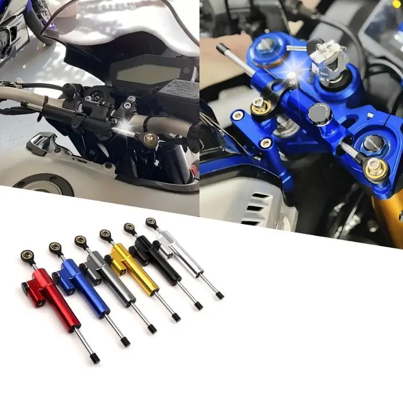 High quality256mm Universal Steering Stabilizer Damper Mount Motorcycle Bracket Kit Smooth Ride For Long Trips