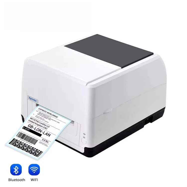 Xprinter XP-T451B High Performance Label Thermal Printer 104mm Print Width White Thermal Transfer Printer