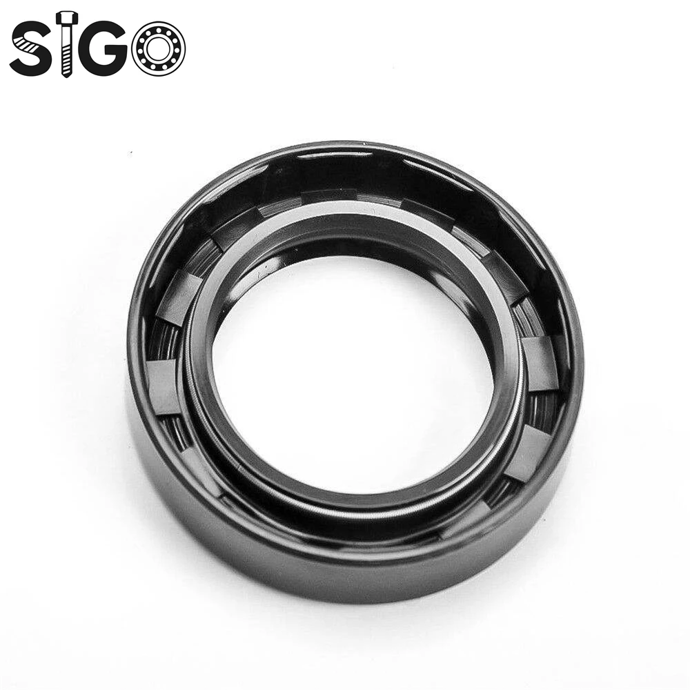 SIGO 15x24x5/7  15x25x4/5/6/7/8 Nitrile Rubber NBR Dual Lip Spring TC Gasket Radial Shaft Skeleton Oil Seal