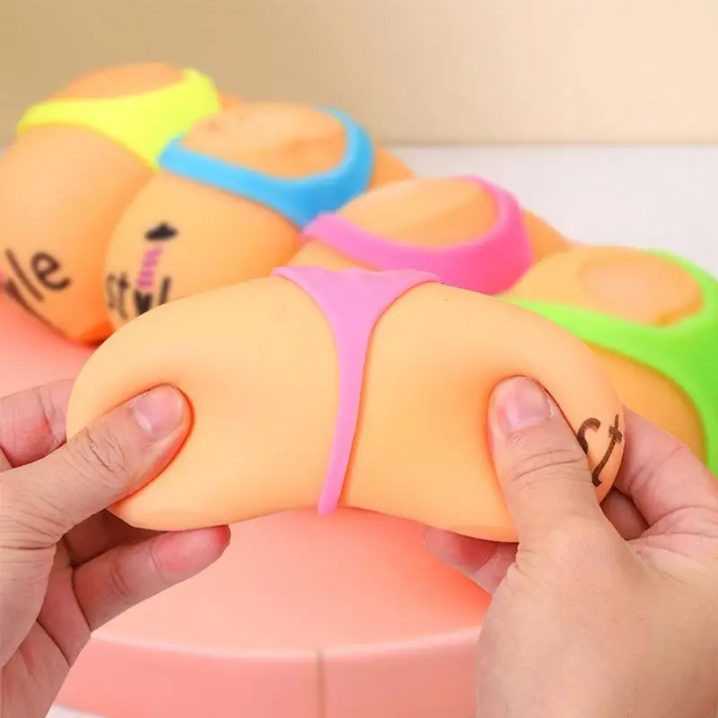 Mini Squeeze Toys Simulation Ass Vent Toy Stress Ball Anxiety Soothing Kids Toys