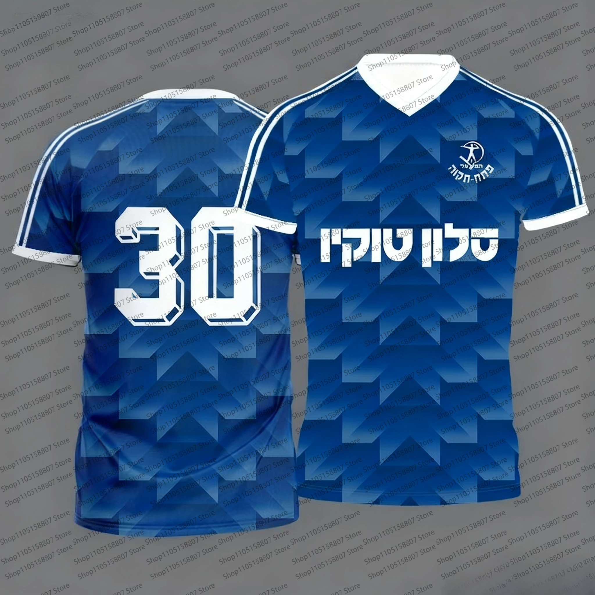 أحدث تي شيرت للتدريب والترفيه اليومي للمشجعين الإسرائيليين الأكثر مبيعًا، مسامي وسريع الجفاف لعام 2026، نمط زوجين مطبوع ثلاثي الأبعاد #4