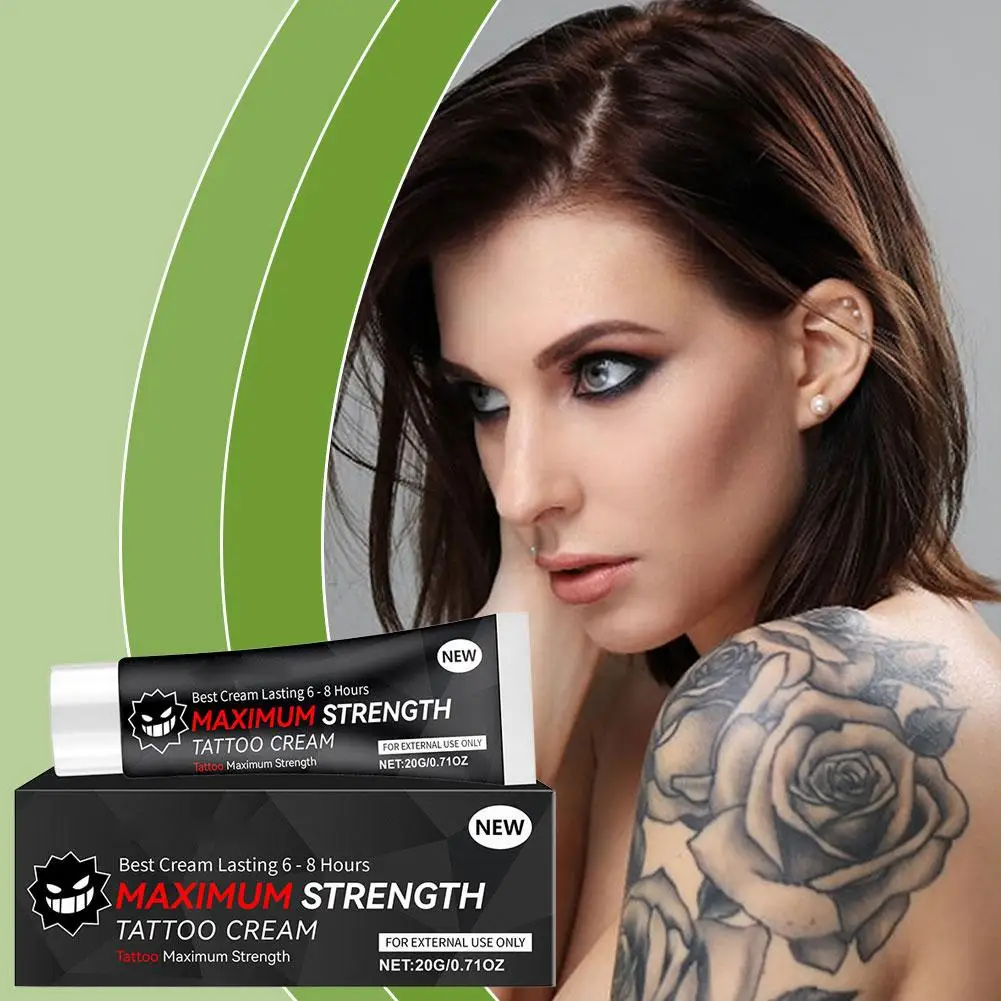 Tattoo Soothing Repairing Gel 20g 6-8 Hours Lasting, Soothing Aftercare Gel For Tattoos, Moisturizing Skin Care view 4