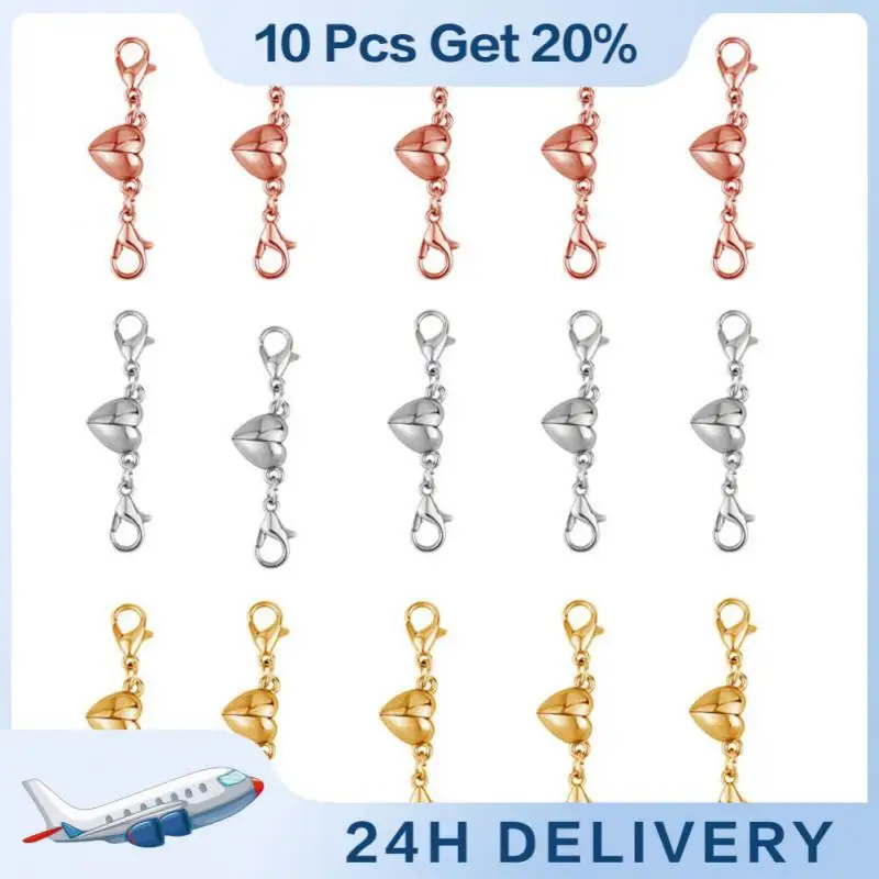 السلس دائم الإبداع المبتكر أطلق العنان على شكل قلب شعبية الساخن العنصر المغناطيسي مشبك مريحة العملي قلادة مستديرة