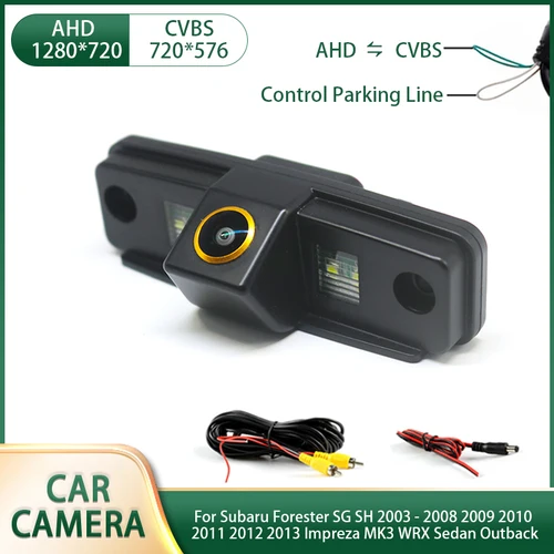 Imagen 1 del producto Cámara de marcha atrás para coche AHD, para Subaru Forester SG SH 2003 - 2008 2009 2010 2011 2012 2013 Impreza MK3 WRX Sedan Outback