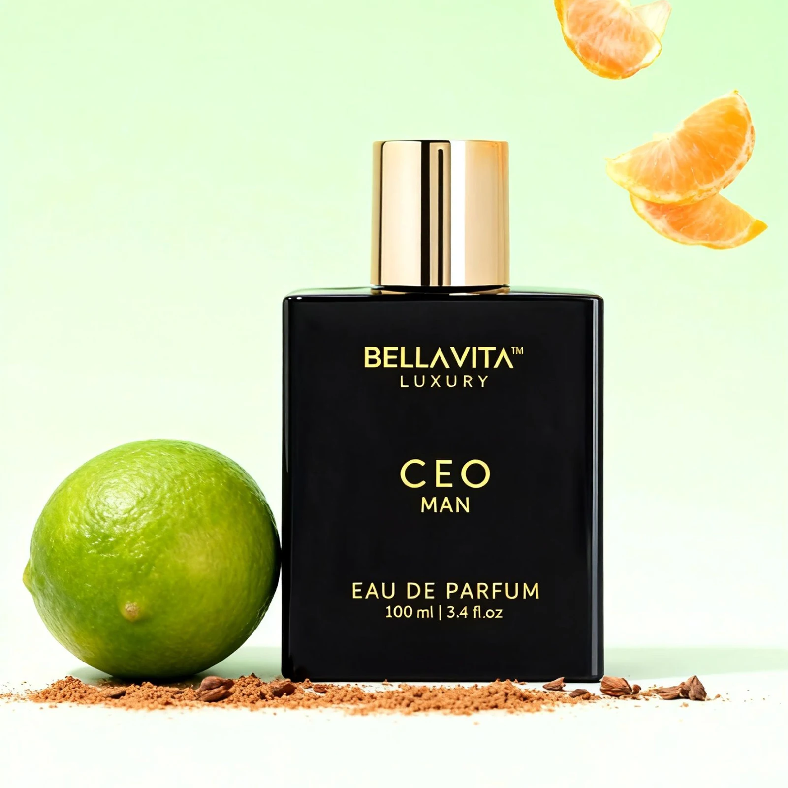 

BellaVita Luxury CEO Man Perfume 3.4 OZ – Men’s Premium Fragrance, 8-10H Long-Lasting, Bold Masculine Aroma for Office, Business