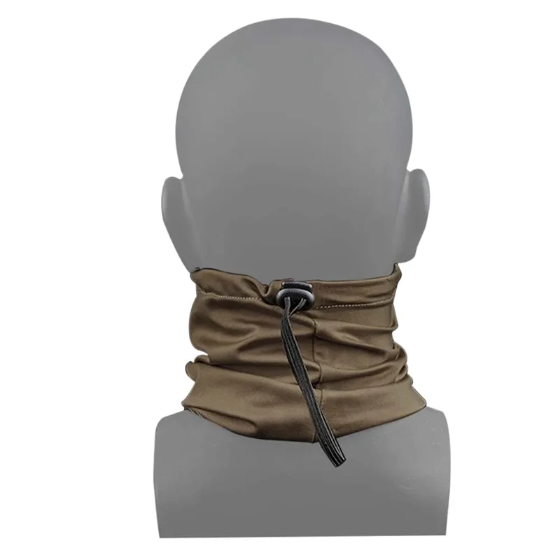 Outdoor sunscreen silicone elastic adjustable scarf