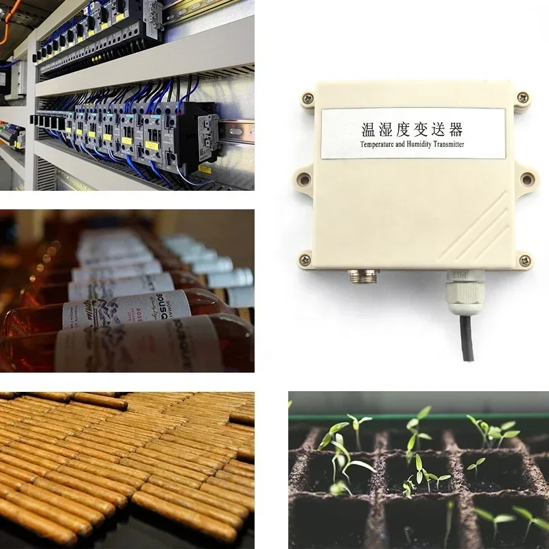 2%RH temperature and humidity transmitter with exchangeable humidity sensor probe for cleanrooms / light industrial applications
