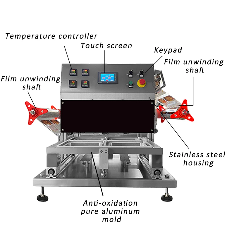 Fully Automatic Atmosphere Sealing Machine Vacuum Filling Packaging Machine
