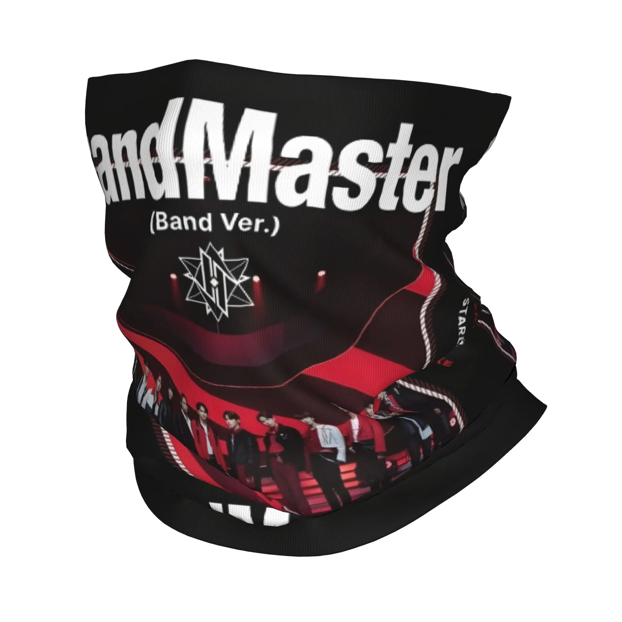 مخصص JO1 اليابانية الصبي الفرقة باندانا الرقبة أدفأ النساء الرجال الشتاء المشي لمسافات طويلة التزلج وشاح الجراب واقي الوجه #1