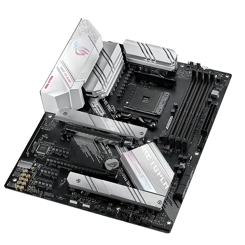 ROG STRIX B550-A GAMING Motherboard PCIe 4.0, dual M.2 with heatsinks, SATA 6 Gbps, USB 3.2 Gen2 and Aura Sync RGB