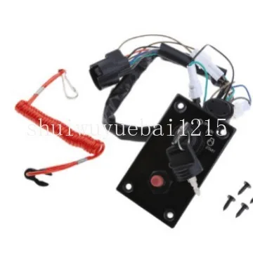 37100-96J24 Outboard ignition key panel, outboard key ignition switch