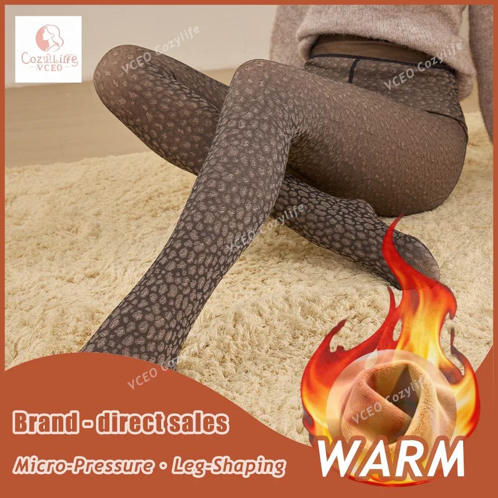 الشتاء المرأة طماق القدمين طماق مبطنة بالصوف الصوف مبطنة الجوارب الحرارية للدفء الداخلي والخارجي