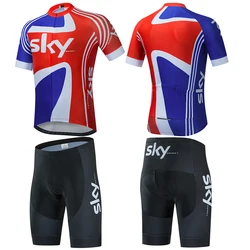 Cycling suit set, bicycle short sleeved jersey, cycling suit set, SKYBBMEI backpack shorts, mountain biking suit