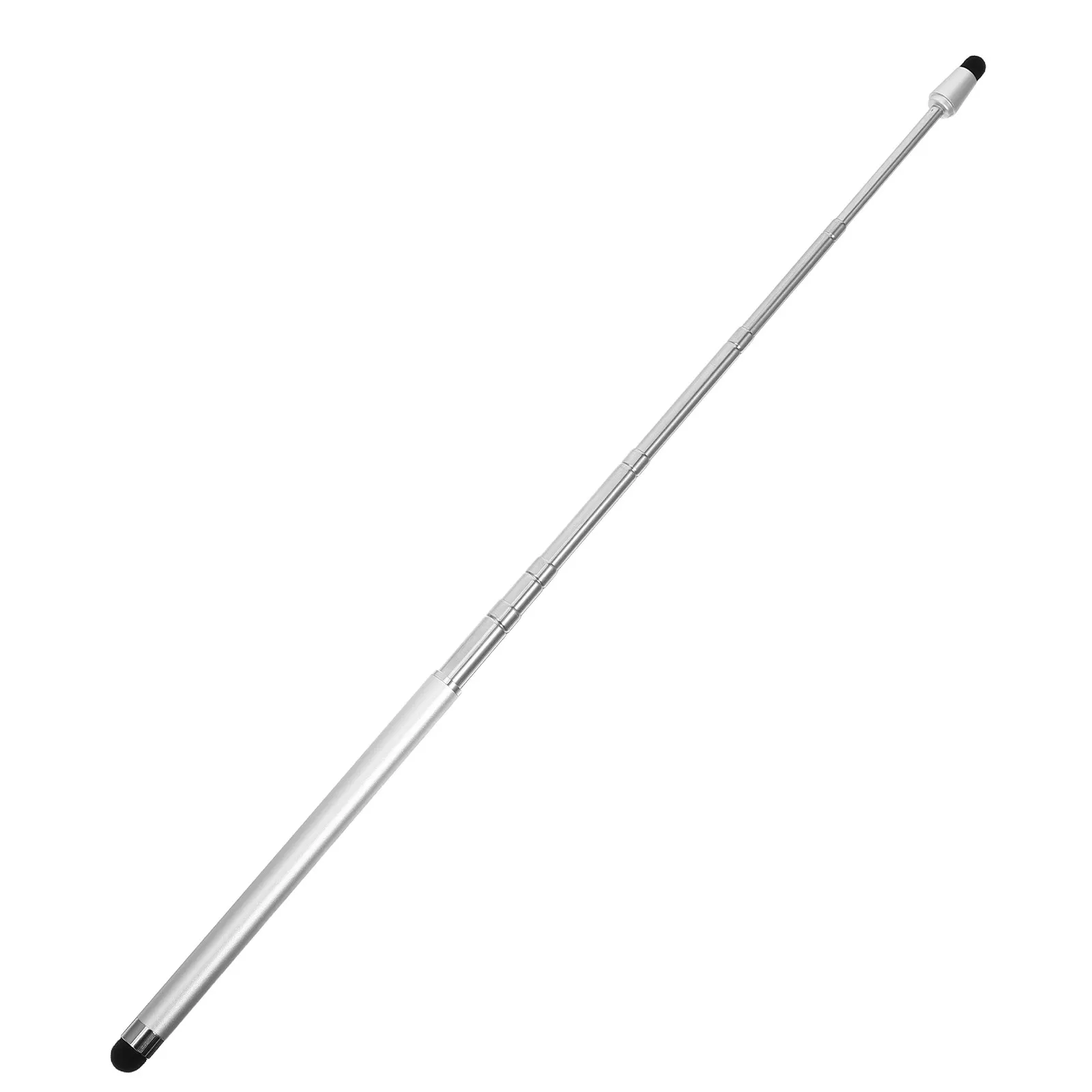 Silver Retractable Dual Tip Stylus Pen for Touchscreen Whiteboard Tablet Digital Stylus Pen Compatible with Interactive