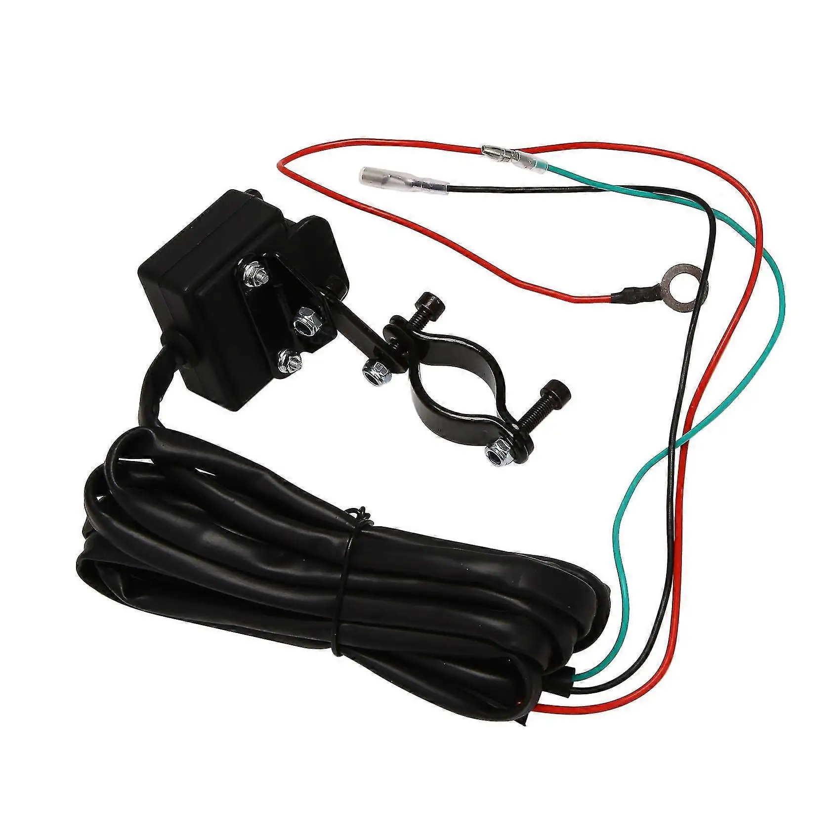12v ATV UTV Winch Rocker Thumb Switch With Mounting Bracket Handlebar for All Winches Professional