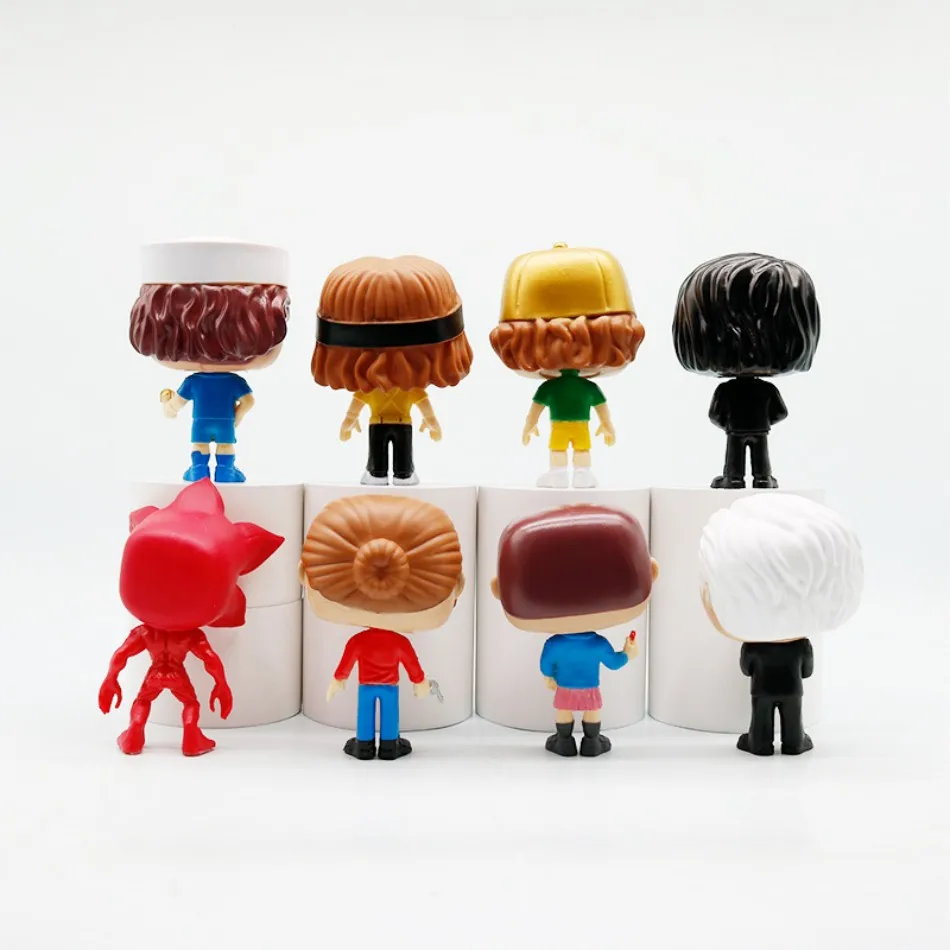 6-8 stuks Stranger verzamelbare vinyl actiefiguren, woondecoratie, ornament, cadeau voor kinderen en fans