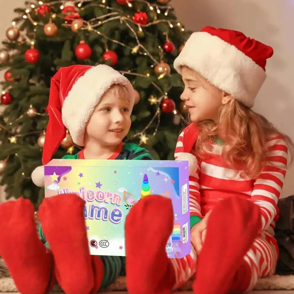 Slime Advent Calendar 2024 ปฏิทินจุติคริสต์มาส DIY Slime ทําชุดปฏิทินนับถอยหลังคริสต์มาสของเล่นสําหรับเด็กหญิงและเด็กชาย