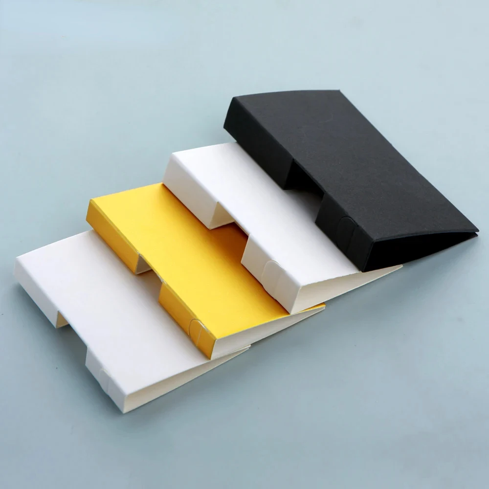 

/200Pcs/Lot Simple Paper Card Packaging of Perfume bottle Empty Black White Gold Package Box Only Paper Cards No Bottles