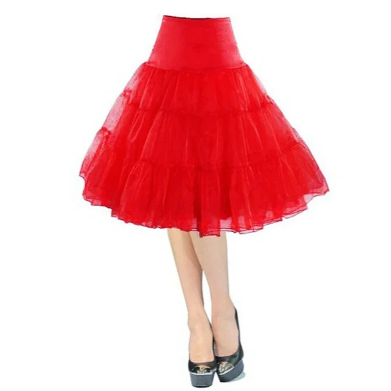 Enaguas de estilo floral para mujer, enaguas de Lolita, crinolina, bullicio interior, tutú de Cosplay, falda Cancan hinchada debajo de accesorios