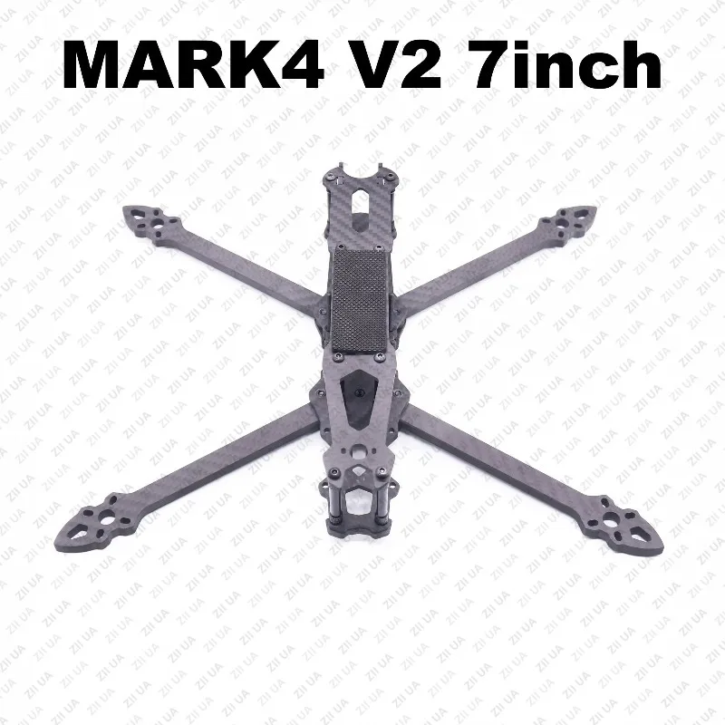 

MARK4 V2 7-дюймовая версия Cross Rack Drone FPV, гоночный квадрокоптер из углеродного волокна для фристайла