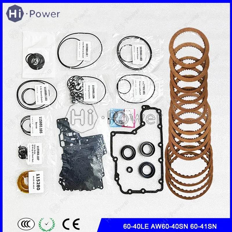 AW60-40LE AW60-40SN 60-41SN 60-40LE Auto ransmission Overhaul Repair kit friction Plate For GM DAIHATSU FIAT OPEL SUZUKI