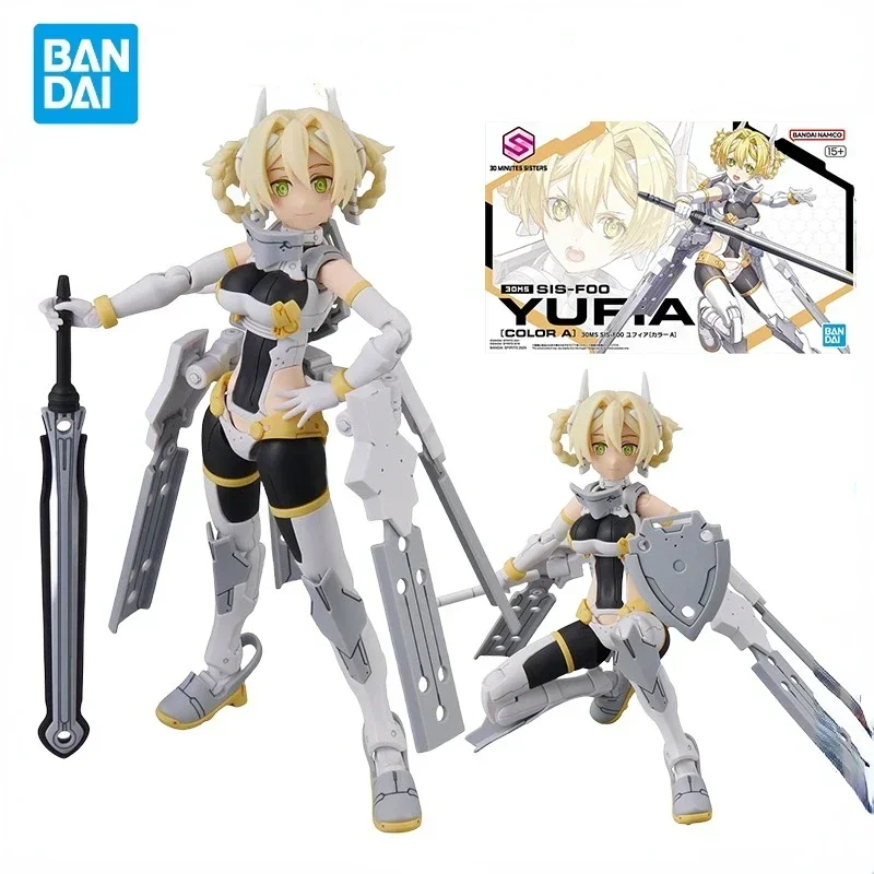 

В наличии Bandai Original 30MS SIS-F00 YUFIA [COLOR A] Сборная модель игрушки Аниме Фигурка Коллекционные украшения Праздничный подарок