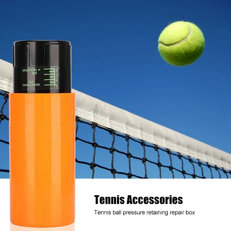 New-Tennis Ball Saver - Keep Tennis Balls Fresh Bouncing Like New Pressure Repair Tank Tennis Ball Box Sports Accessories