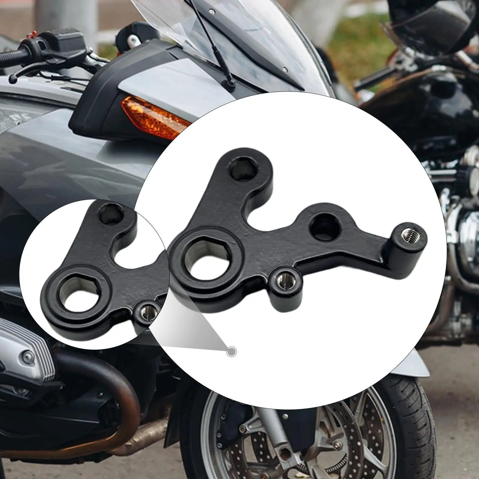 Motorcycle Foot Pedal Bracket Replacement for Benelli Bj150S Accessory