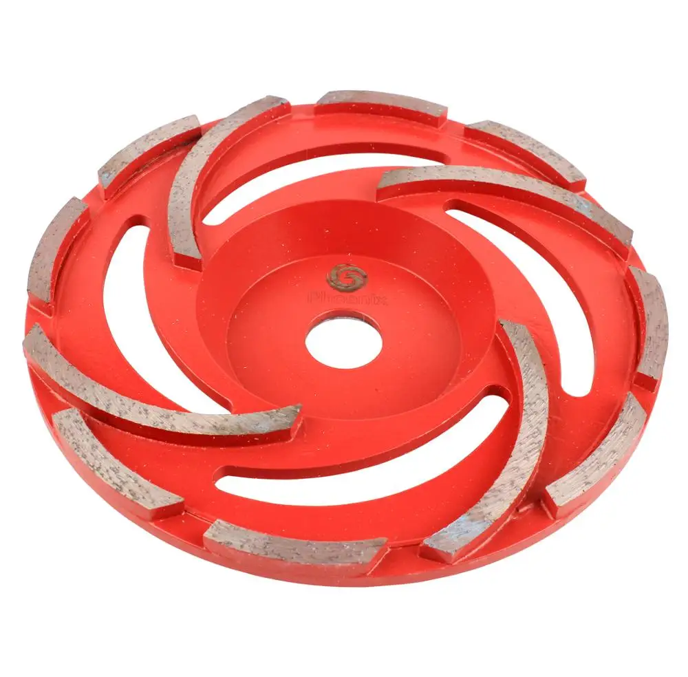 

Raizi Новый алмазный шлифовальный круг 7-дюймовый Z-образный алмазный стаканный круг/шлифовальный диск для бетона