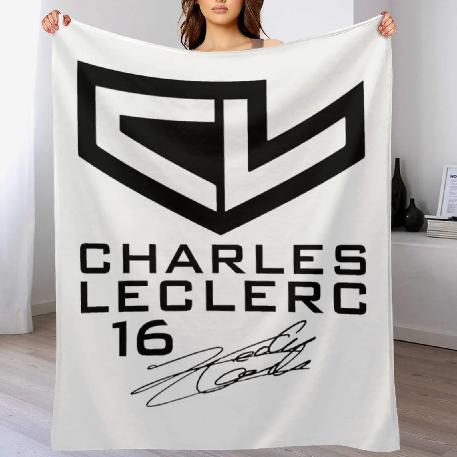 Charles Leclerc Throw Blanket Soft Big Furrys Sleeping Bag Blankets