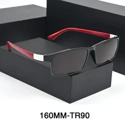 Vazrobe 160mm Male Oversized Polarized Sunglasses Women TR90 Sun Glasses for Men Big Large Face Anti Glare Driving Shades Black