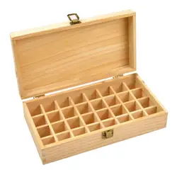 Wooden Essential Oil Box Container Organizer Sturdy Light Weight Excellent Craftsmanship Solid Natural Wood Storage Case 나무 용기