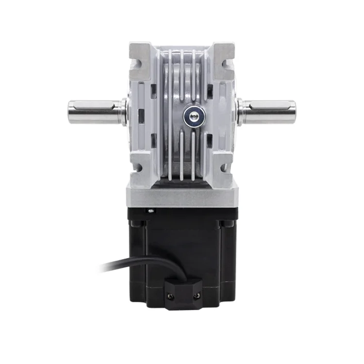 Hollow Single Double Shaft Nema 34 Stepper Motor Worm Gear Reducer Stepper Motor With Worm Gear Reducer Gearbox Encoder