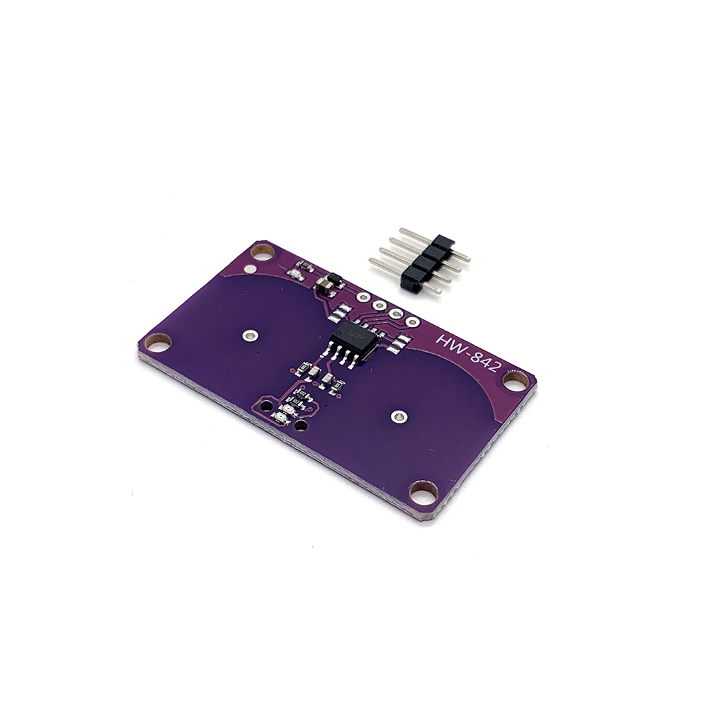 Double Button Touch Detection Ic Switch Module Finger Pressing Capacitive Proximity Sensor Keyboard About 0-5mm