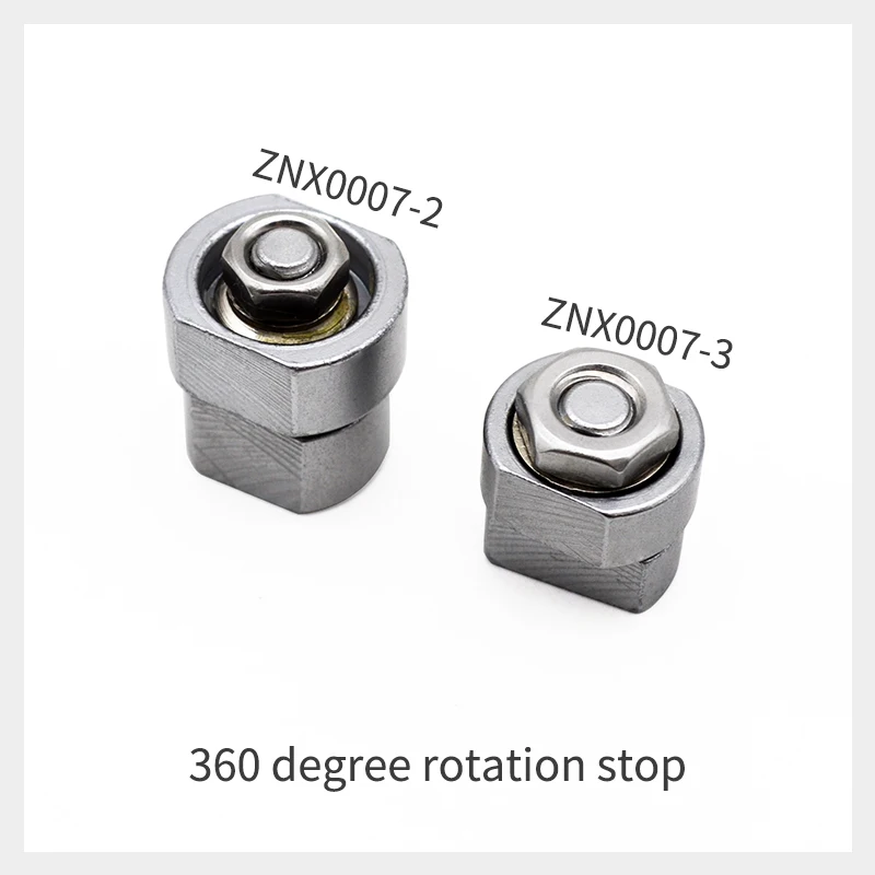 360° Rotation Adjustable Torque Damping Hinge Friction Rotating Shaft Damper Free Stop Position Control Mechanism