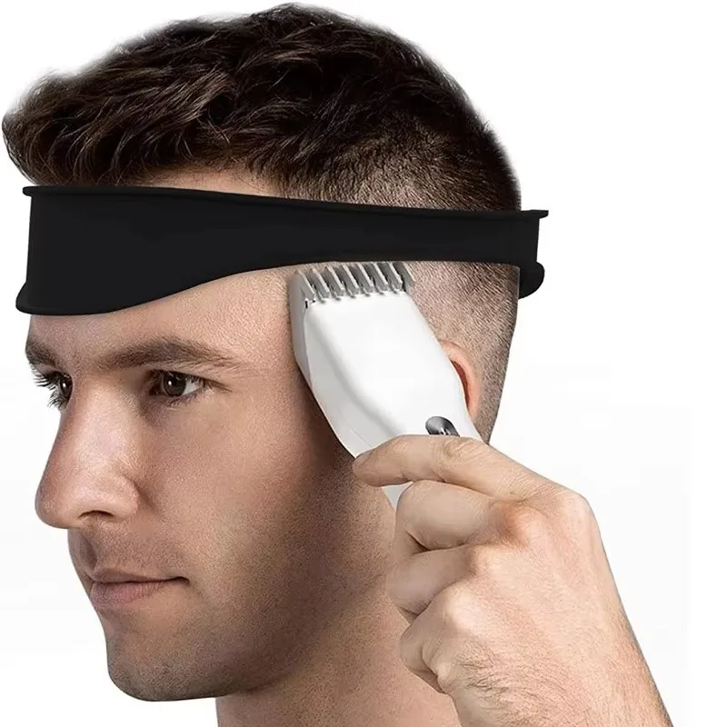 DIY Men Hair Trimming Ruler  Curved Headband Styler Ruler Barber Comb Beard Tools Styler Men Neck Ruler Barber Accessorie