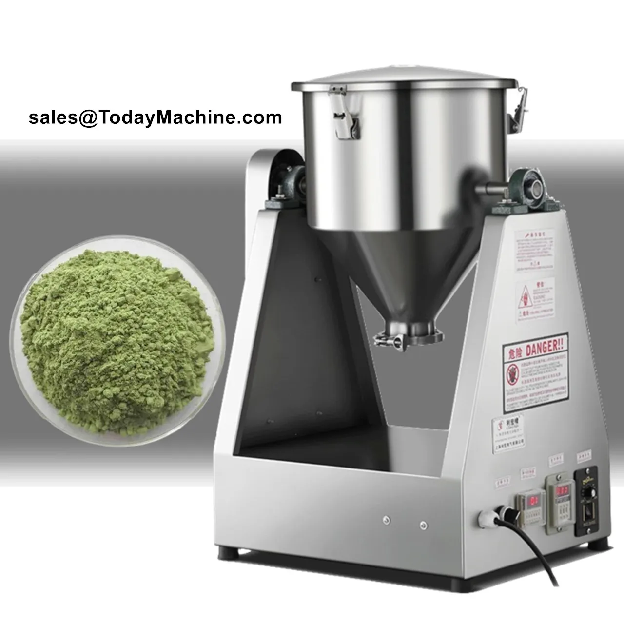 Double Cone Mixing Machine For Candy Powder Seasoning Powder