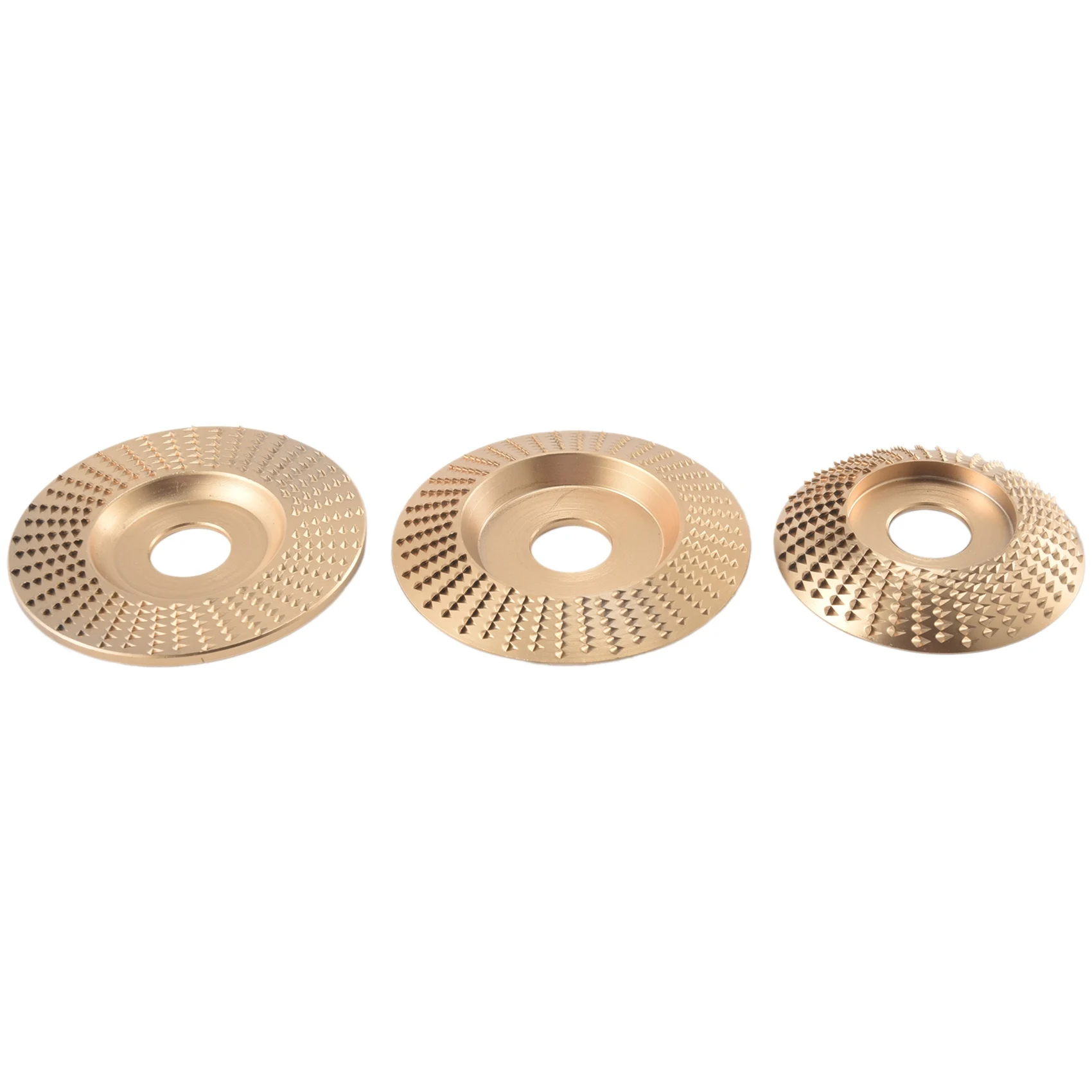 3Pcs Wood Grinding Wheel Rotary Disc Sanding Woodworking Carving Abrasive Disc Tools for Angle Grinder Bore 22mm