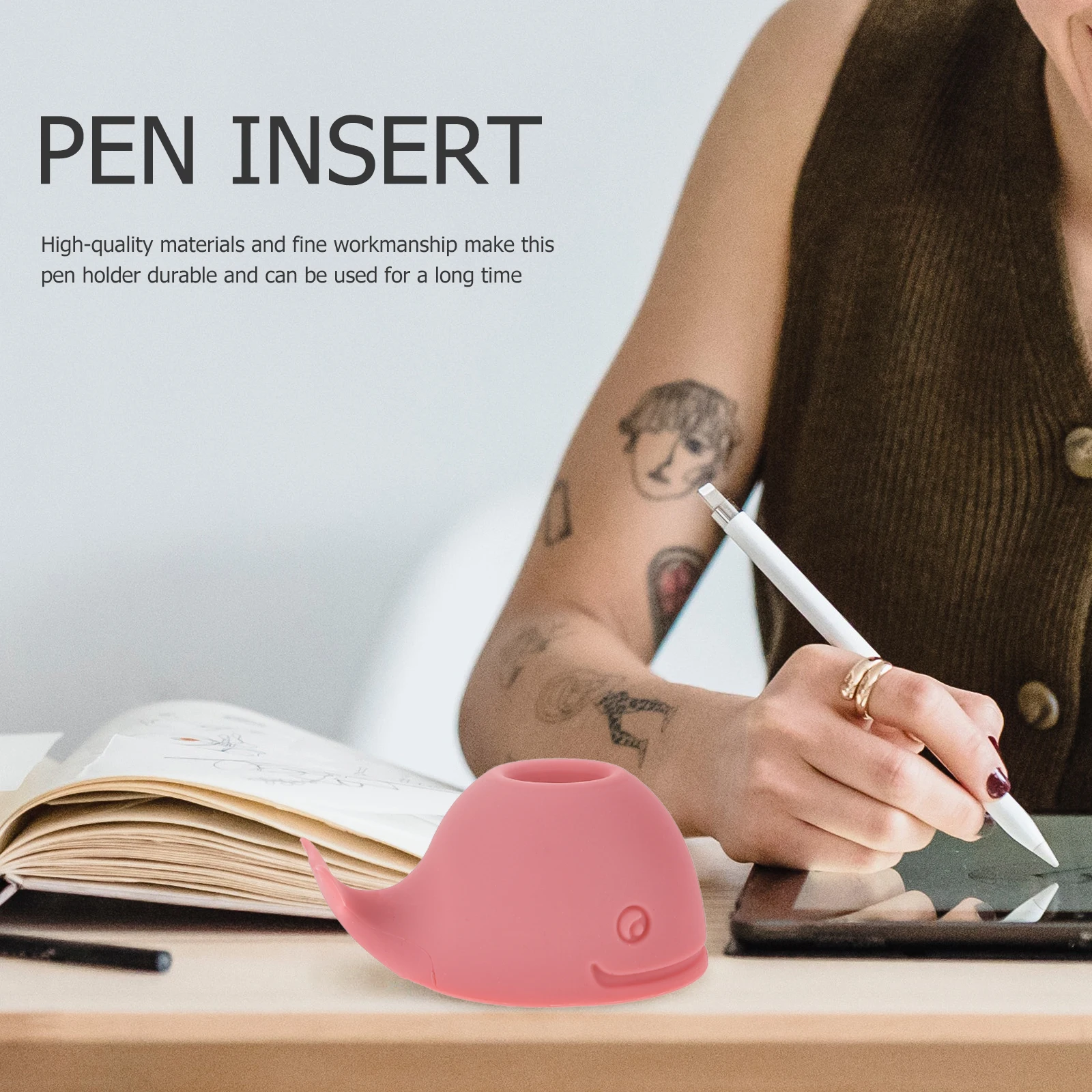 

Silicone Pen Holders Office Use Desk ganizer Storage Baskets Suitable Study Bedroom Library Gifts Pen Containers Pencil