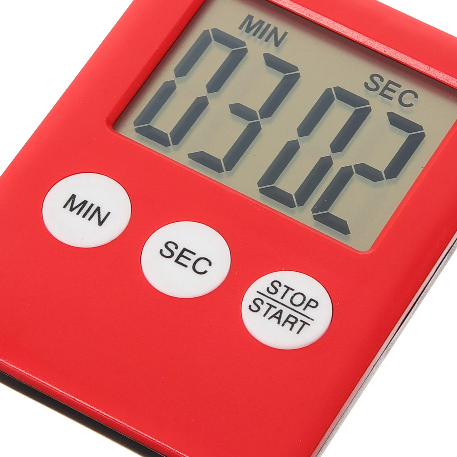 

Economical Kitchen Timer Red Stylish Design for Baking Cooking Eggs Pancakes Cookies Cakes Home Use Chic Timer