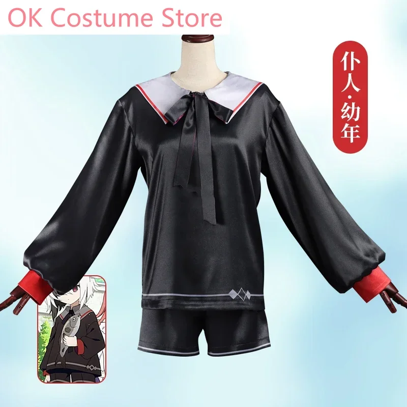 

Genshin Impact Arlecchino The Knave Childhood Game Suit Cosplay Costume Halloween Party Role Play Outfit Women